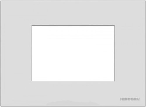 Рамка горизонтальная ABB Niessen Zenit 1-м. 3 мод. N2473 BL белый картинка